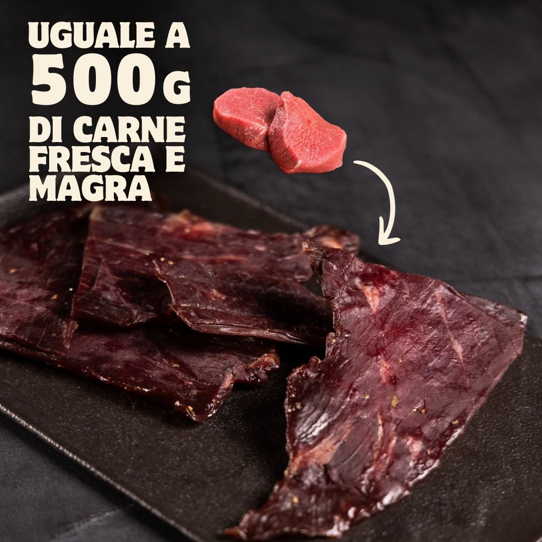 Bistecca di Manzo 150g – Beef Jerky Steak - Carne Secca Italia - Italian Jerky Meat Snack