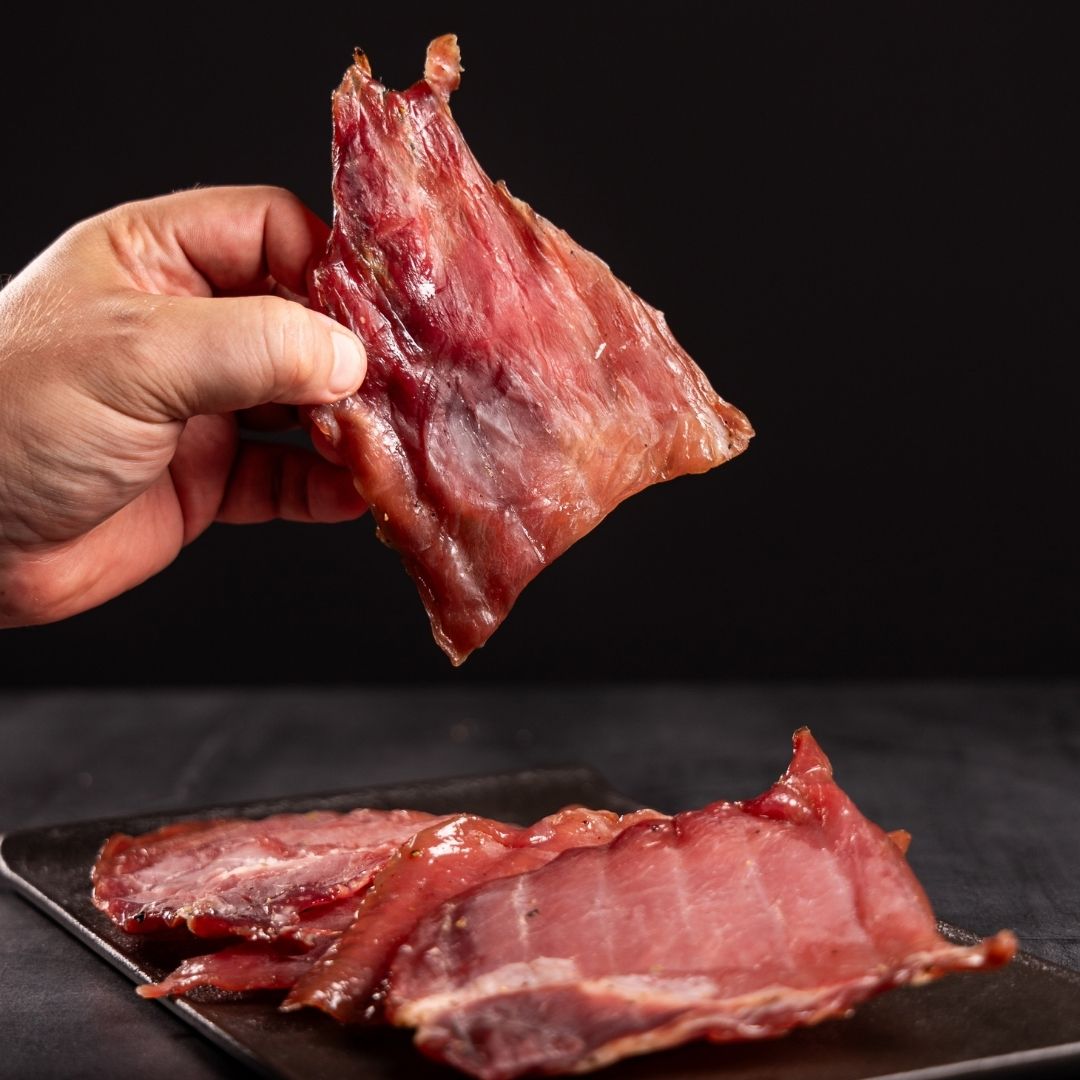 Bistecca di Maiale 150g – Pork Jerky Steak - Carne Secca Italia - Italian Jerky Meat Snack