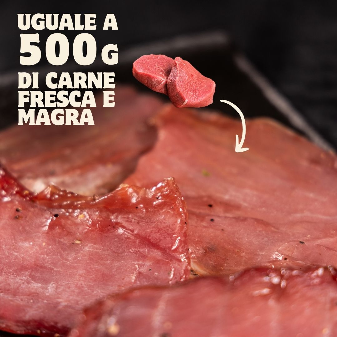 Bistecca di Maiale 150g – Pork Jerky Steak - Carne Secca Italia - Italian Jerky Meat Snack