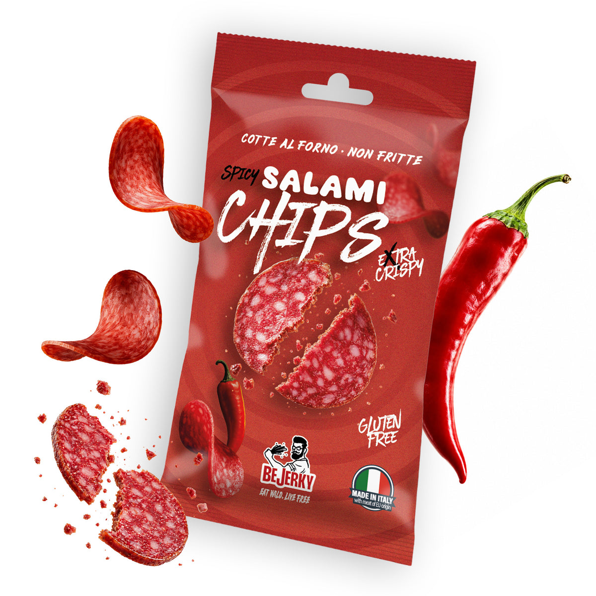 Chips di Salame piccanti