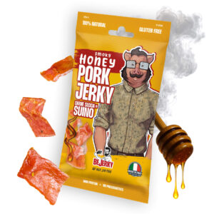 Carne Secca di Maiale Smoky Honey – Chips Italiane 25g