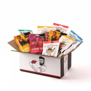 Snack Box "Mega Riserva" da 30 gusti di carne secca