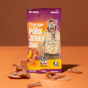 Carne Secca di Maiale Arancia e Zenzero – Chips Italiane 25g